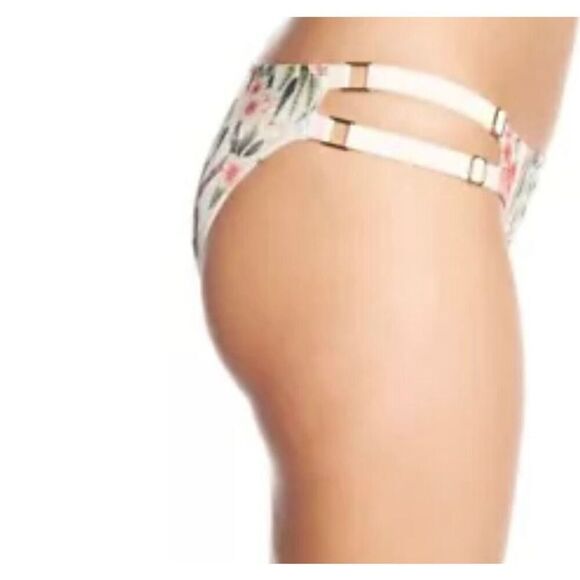 Free People Hot As Hell Burgundy Cheekini Swim Bottoms Sz XS NWT - Picture 5 of 6